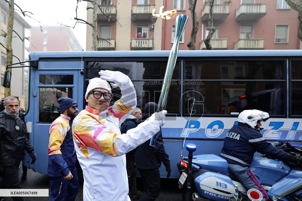 Milan Cortina Olympics: Torch relay