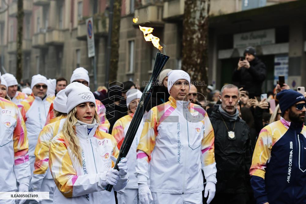 Milan Cortina Olympics: Torch relay