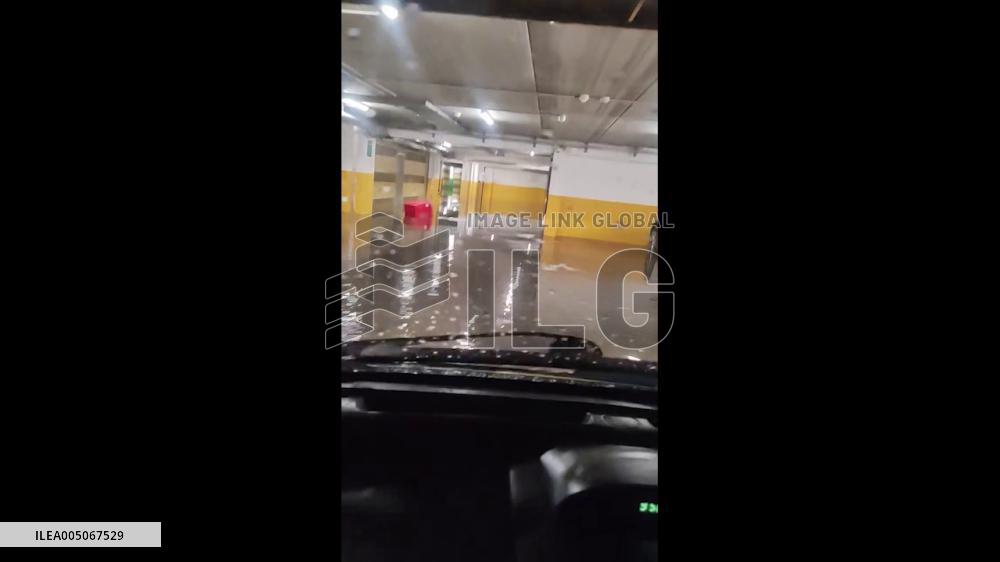 France: Powerful Storm Hits French Riviera, Causing Floods and Hail 2