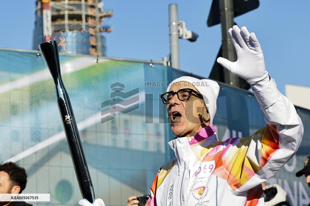 Milan Cortina Olympics: Torch relay