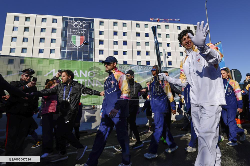 Milan Cortina Olympics: Torch relay