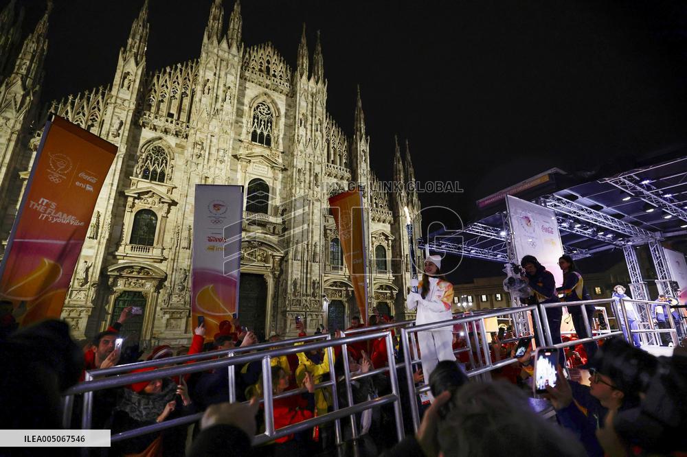 Milan Cortina Olympics: Torch relay