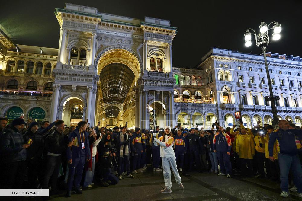 Milan Cortina Olympics: Torch relay