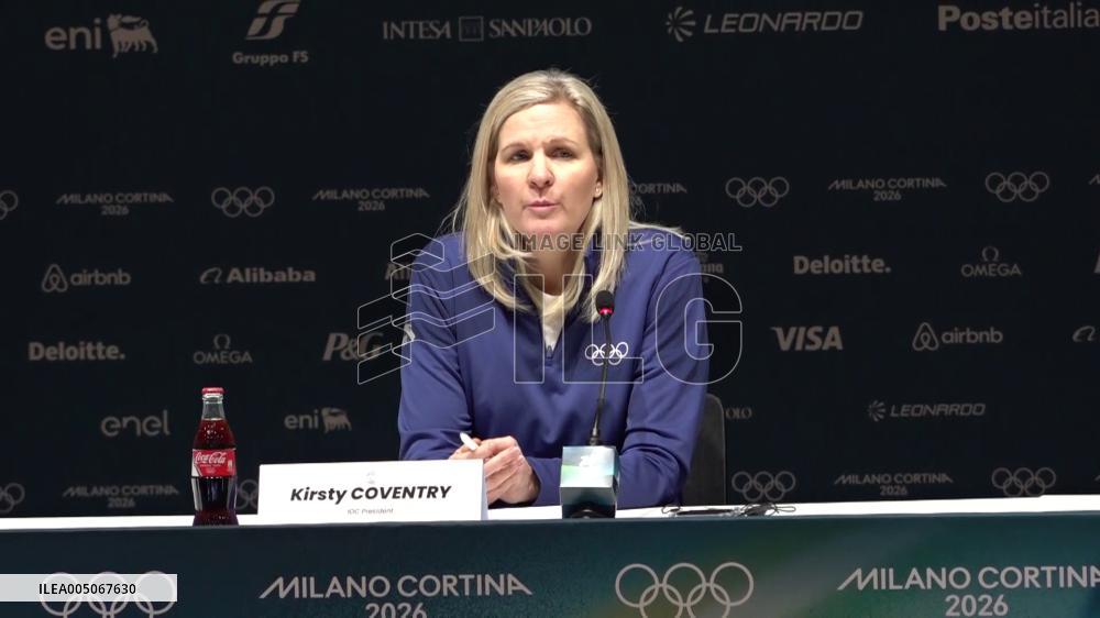 [Breaking News]IOC President Coventry