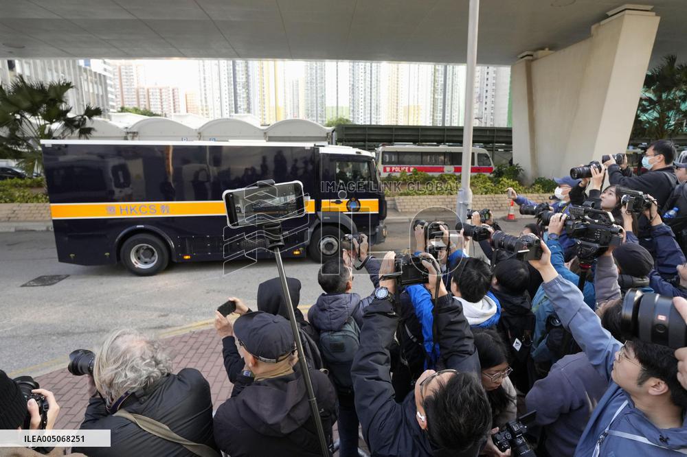 Trial of pro-democracy publisher Lai