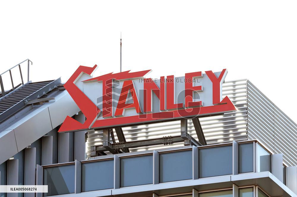 Stanley Electric signboard and logo