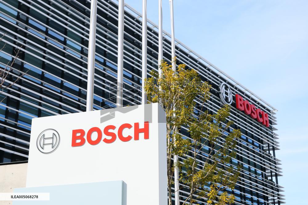 Bosch exterior, logo, and signboard