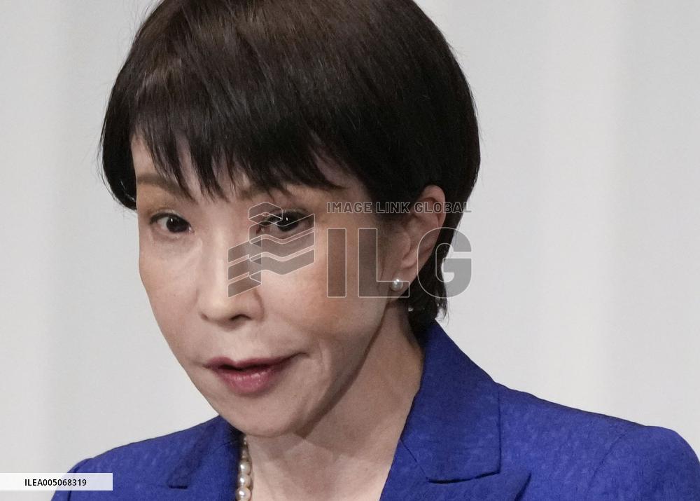 PM Takaichi meets press after historic election victory