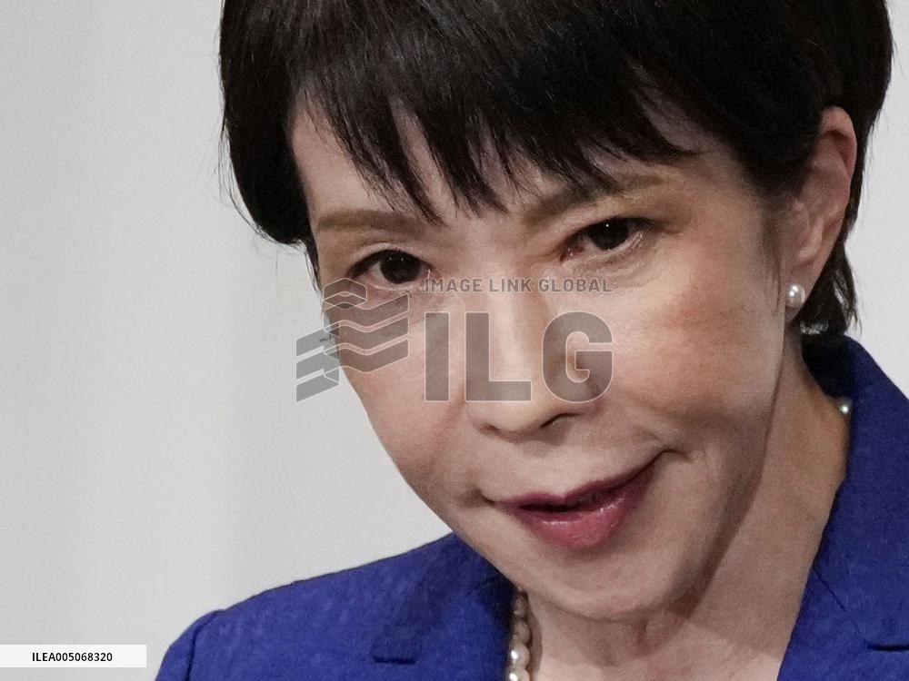 PM Takaichi meets press after historic election victory