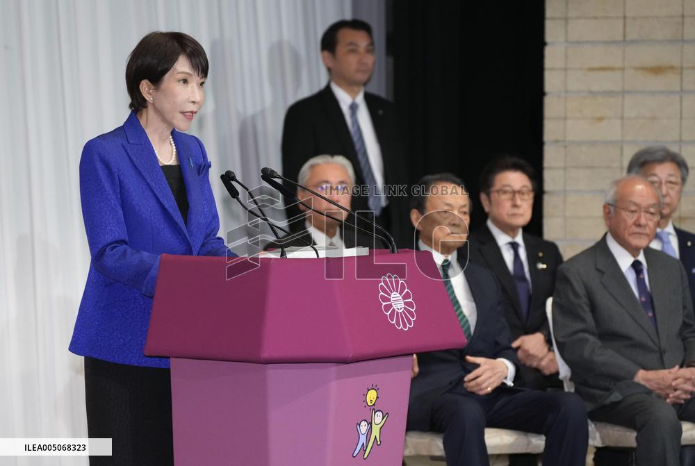 PM Takaichi meets press after historic election victory
