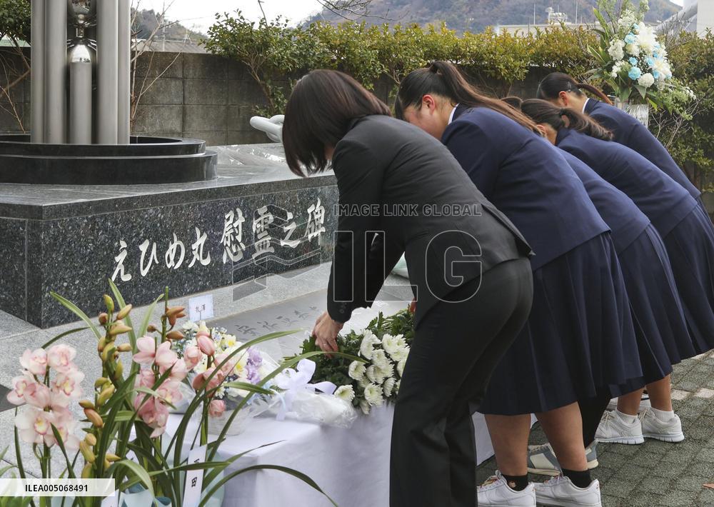 25th anniv. of U.S. sub's collision with school boat