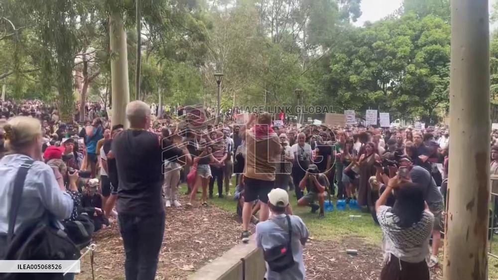 Australia: Rally Held at Surry Hills Police Station After Herzog Protest Clashes
