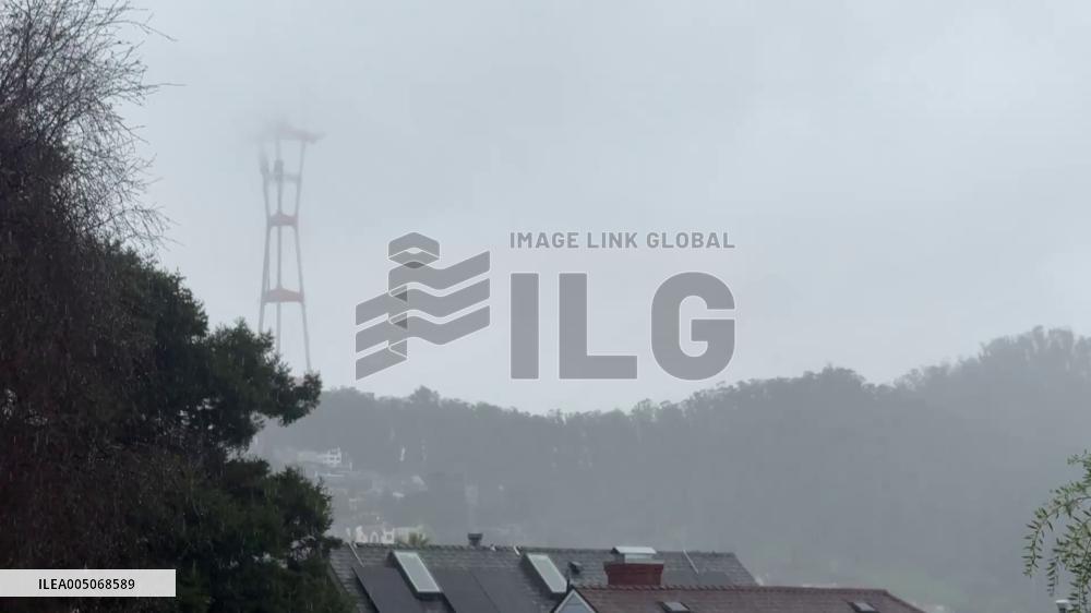 US: Low-Pressure System Brings Rainy and Unsettled Weather to Bay Area