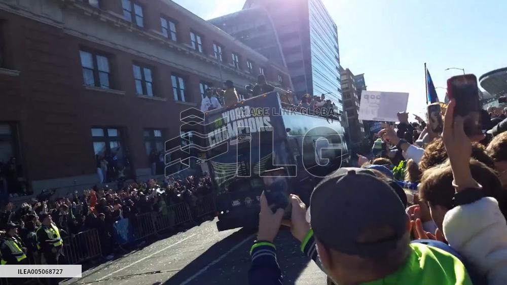 US: Seahawks Hold Super Bowl Victory Parade in Downtown Seattle 2