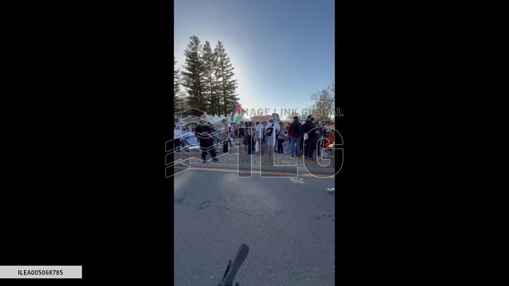 US: Protesters Rally Against ICE Near Super Bowl Site 2