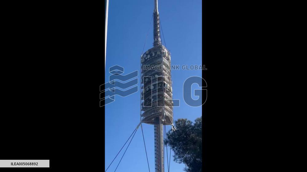 Spain: Heavy Rain and High Winds Lash Barcelona Area as Storm Nils Arrives
