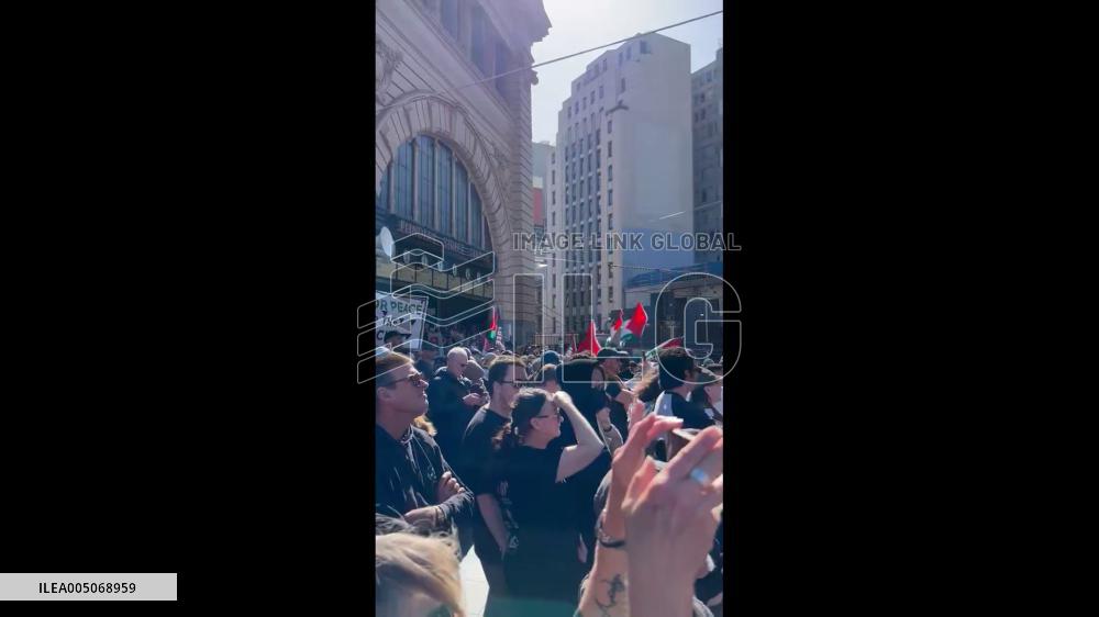 Australia: Protest Erupts on Last Day of Herzog’s Visit in Melbourne 3
