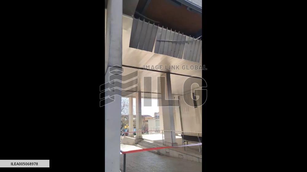 Spain: High Winds Lash Barcelona Area as Storm Nils Arrives 5