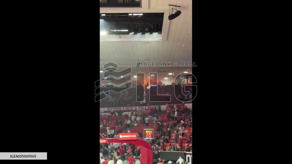 US: Popcorn Machine Catches Fire at College Basketball Game in Oklahoma