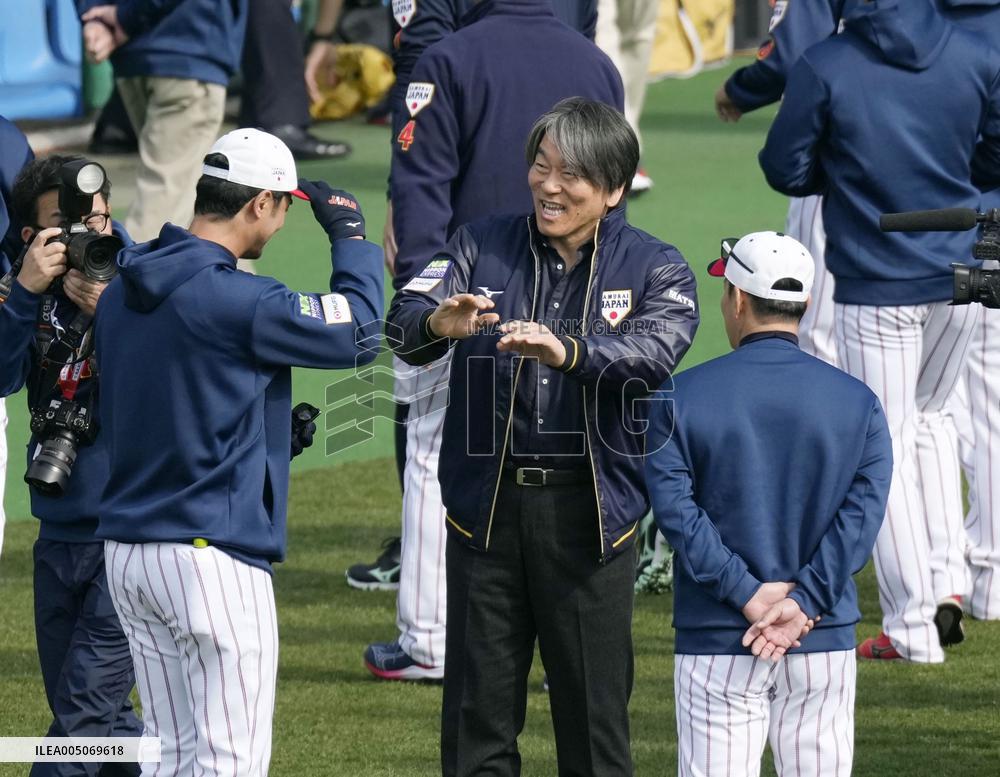 Baseball: Japan's WBC training