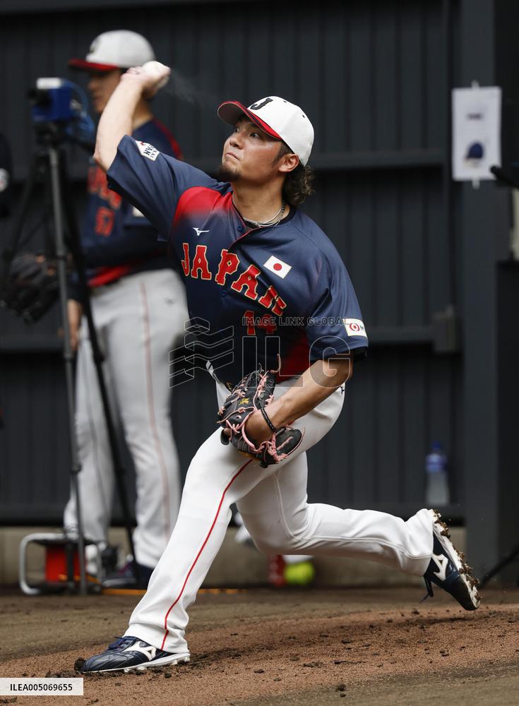 Baseball: Japan's WBC training