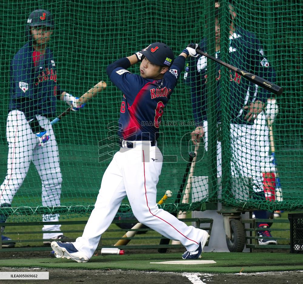 Baseball: Japan's WBC training