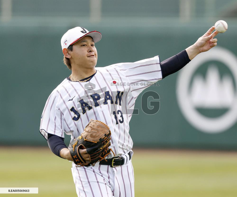 Baseball: Japan's WBC training