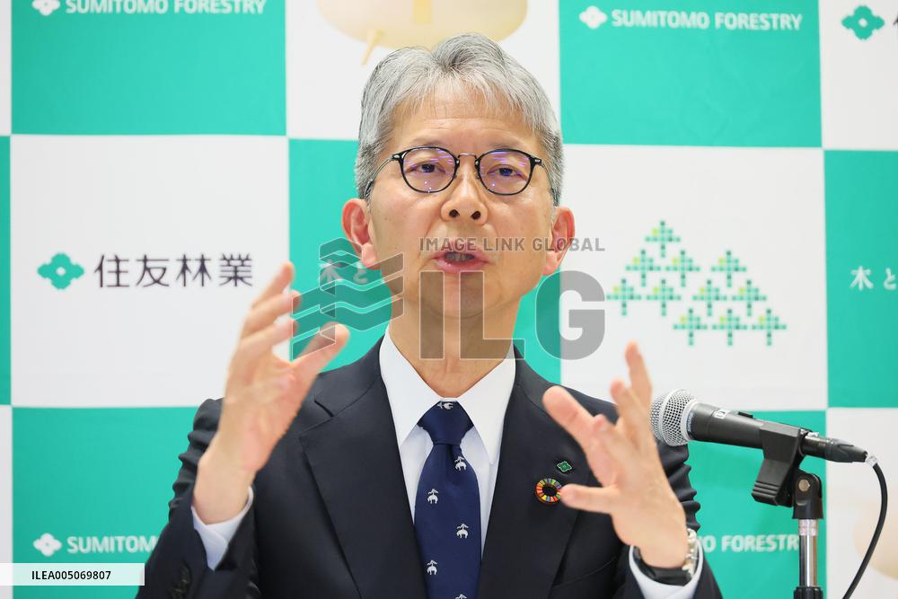 Sumitomo Forestry Holds Press Conference on Acquisition of U.S. Homebuilder Tri-Point Homes (TPH)