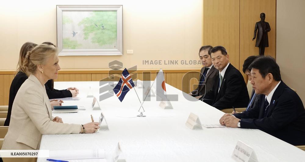 Japan-Iceland ministerial talks