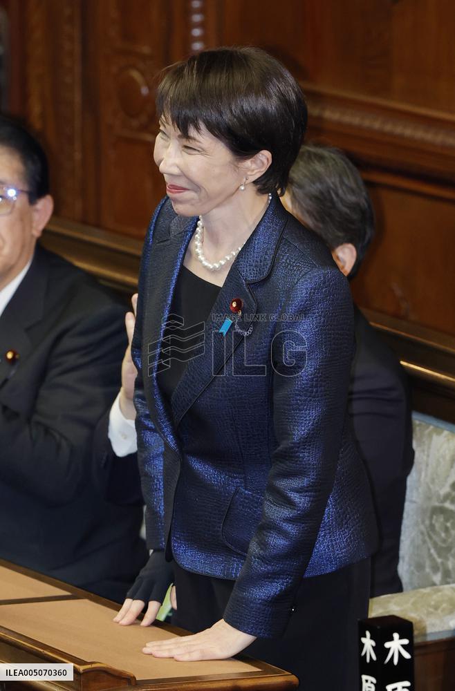 Takaichi reelected as Japan prime minister