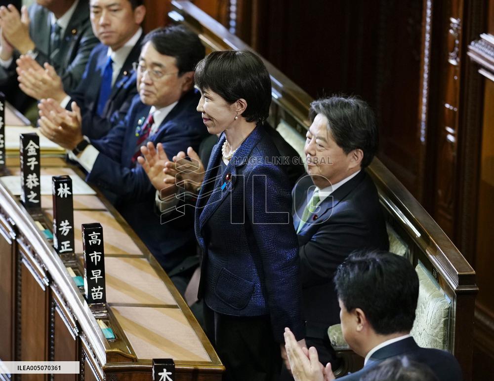 Takaichi reelected as Japan prime minister