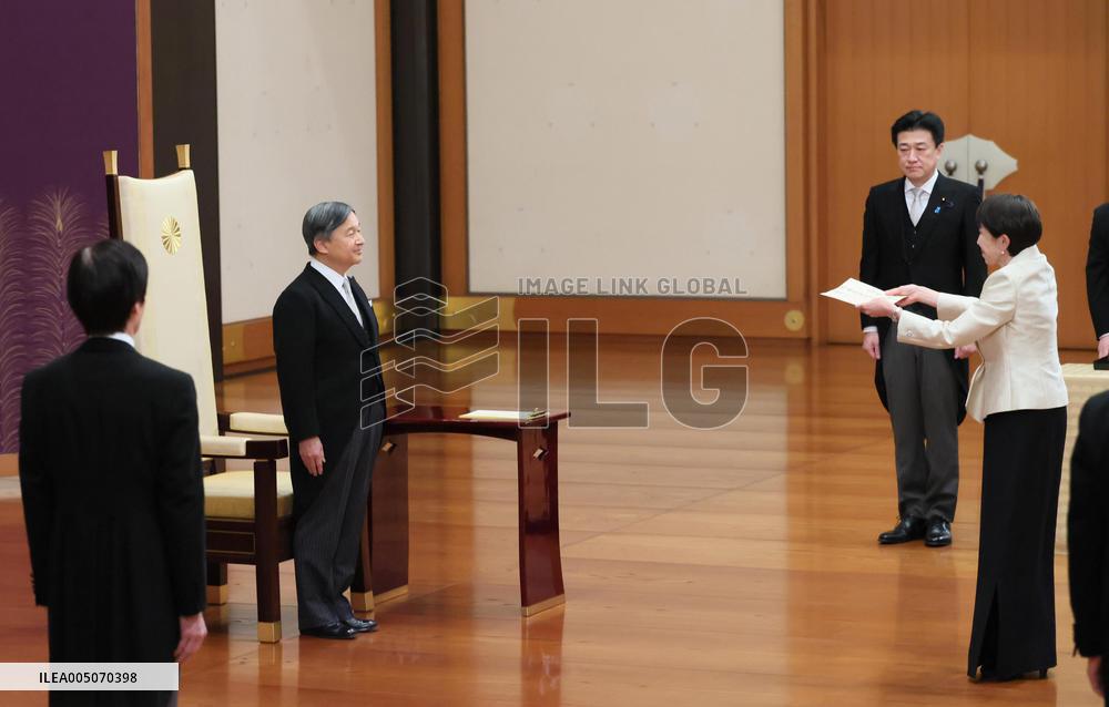New Takaichi Cabinet inaugurated