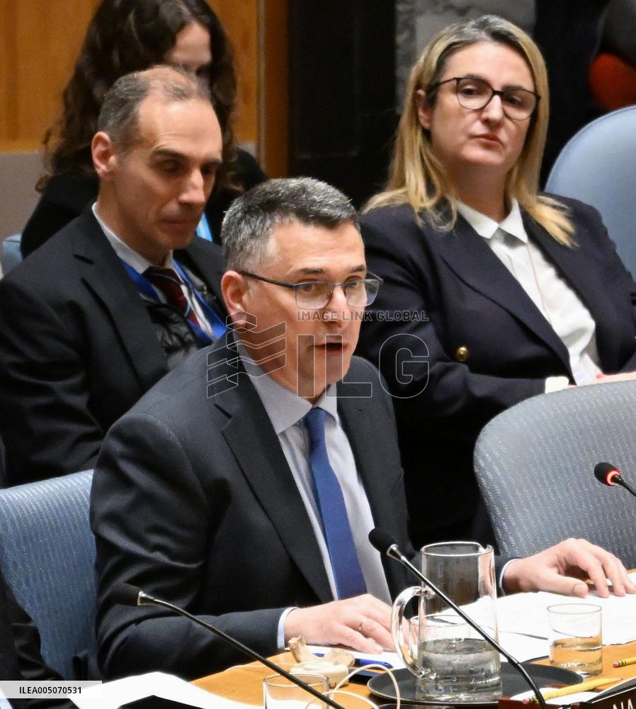 U.N. Security Council meeting on Palestine