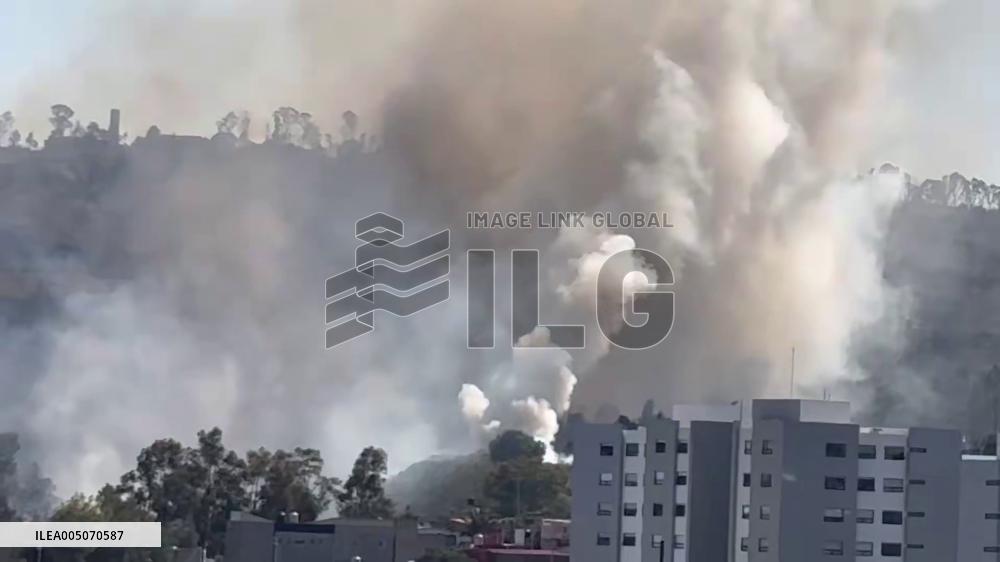 Mexico: Wildfire Breaks Out in Atizapán de Zaragoza, State of Mexico 2