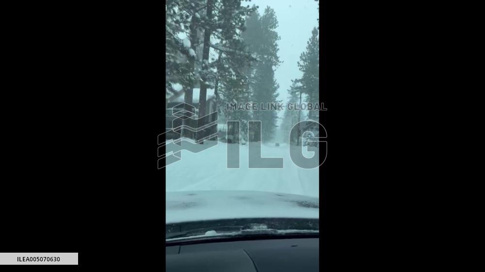 US: Storm Slams Sierra Nevada With Heavy Snow, Travel Disrupted