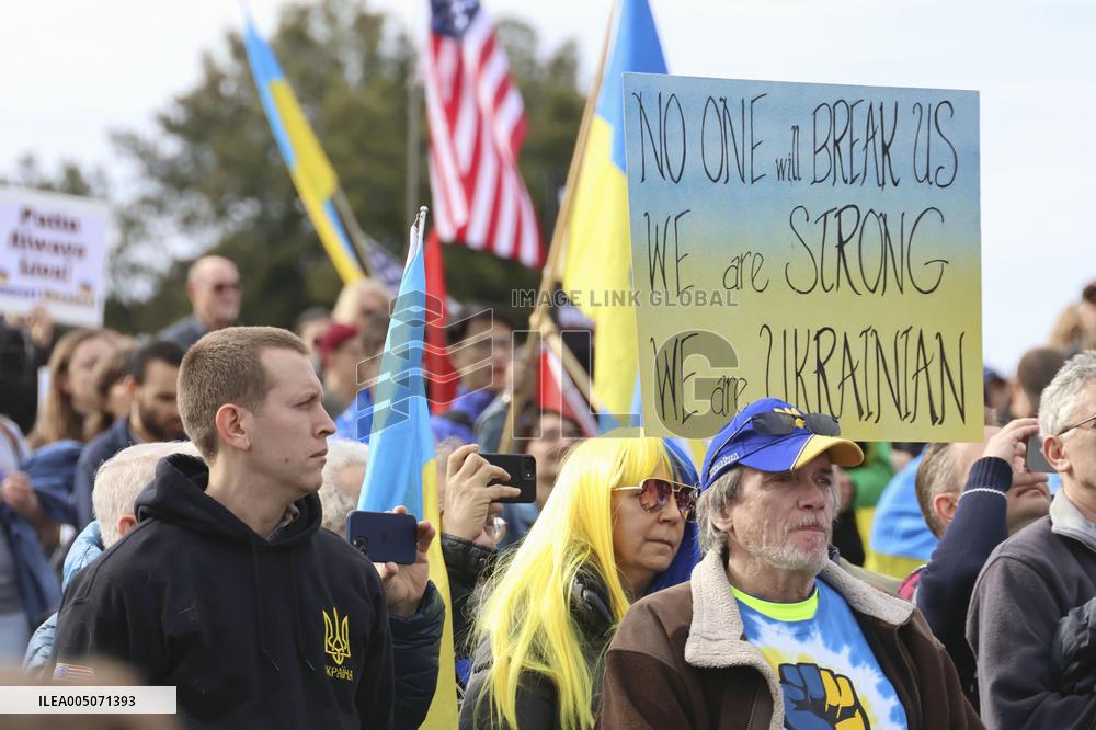 Pro-Ukraine rally in Washington