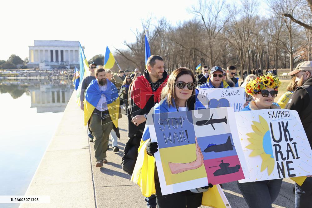 Pro-Ukraine rally in Washington