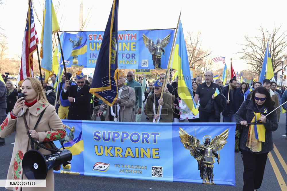 Pro-Ukraine rally in Washington