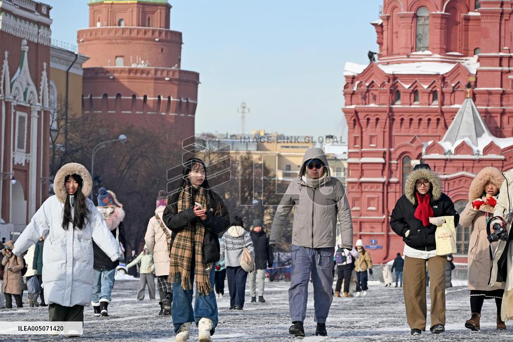 Moscow during Lunar New Year holidays