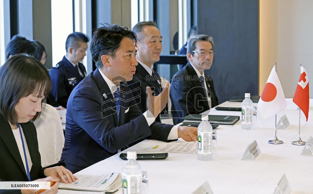 Japan-Tonga defense talks in Tokyo