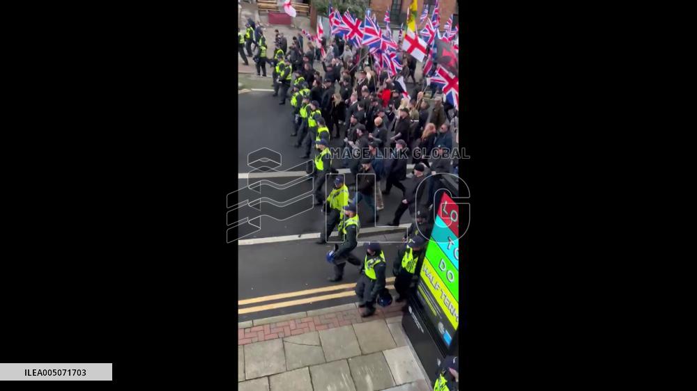 UK: Hundreds Join Far-Right March in Manchester