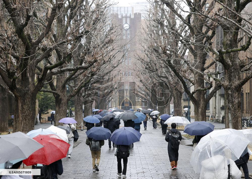 2nd-stage university entrance exams in Japan