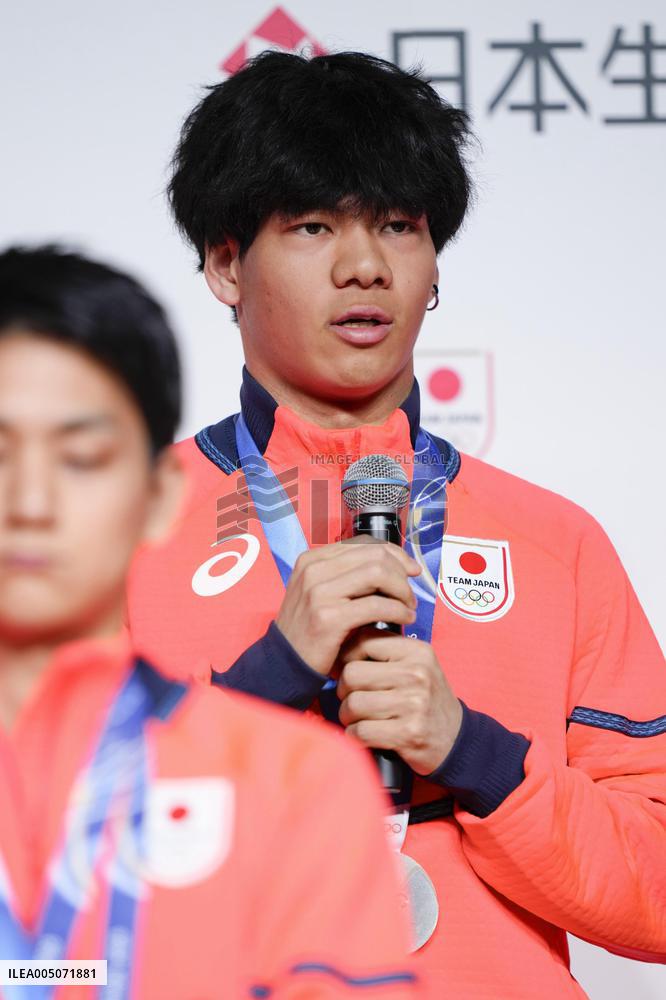 Athletes' press conference after Milan Cortina Olympics