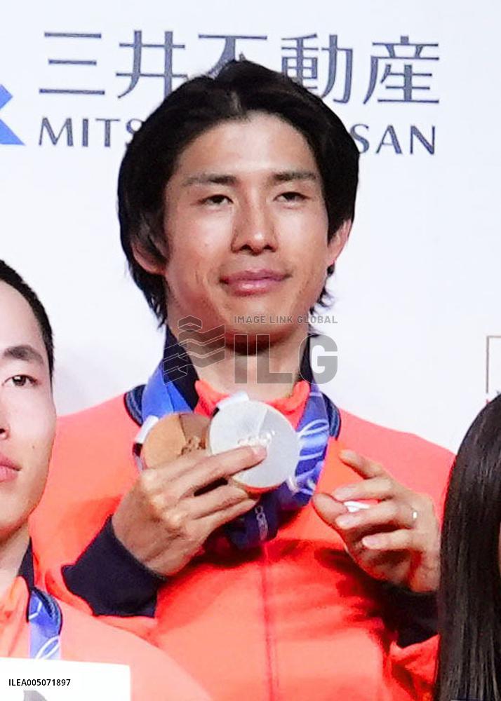 Athletes' press conference after Milan Cortina Olympics