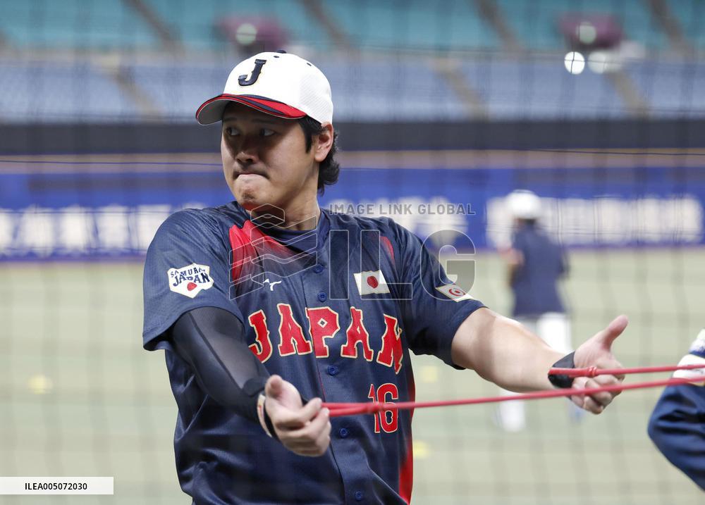 Ohtani joins Japan training camp ahead of WBC