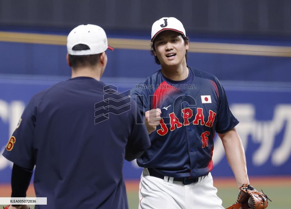Ohtani joins Japan training camp ahead of WBC