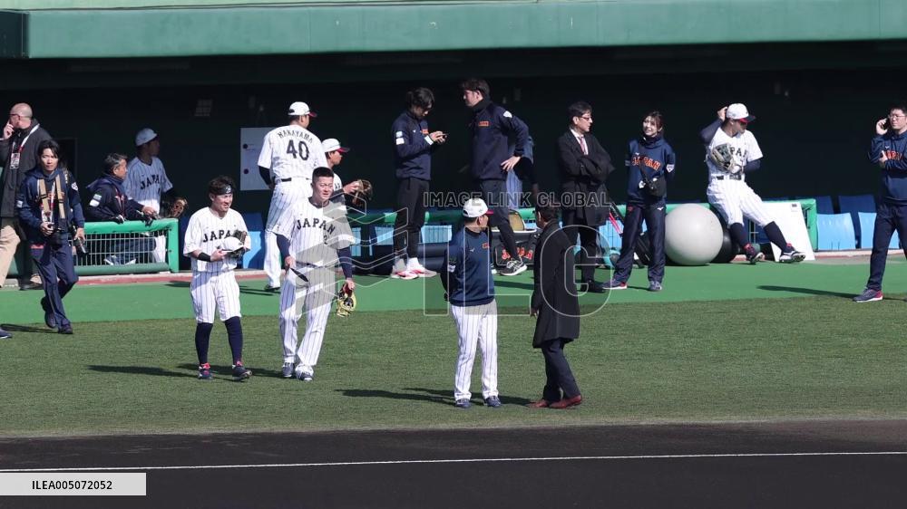 [Breaking News]Japan training camp ahead of WBC