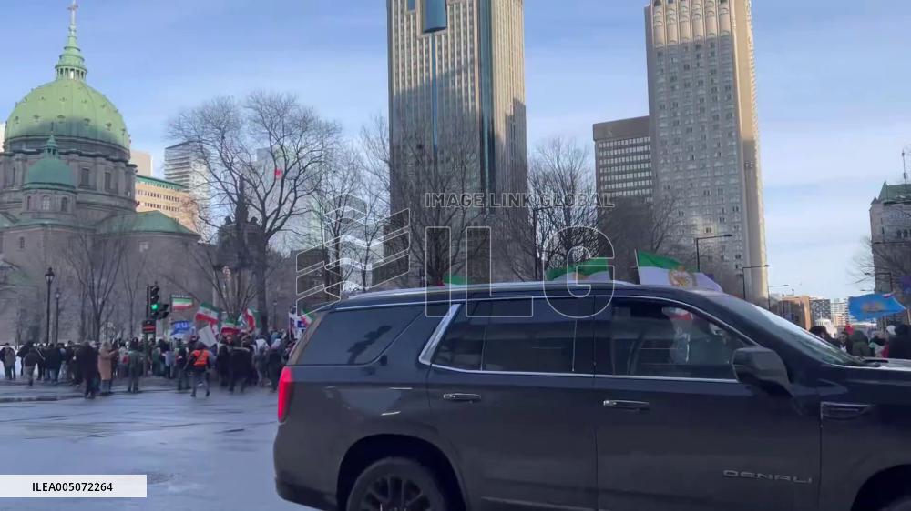 Canada: Iranian-Canadians Gather in Montreal After Reports of Khamenei’s Death