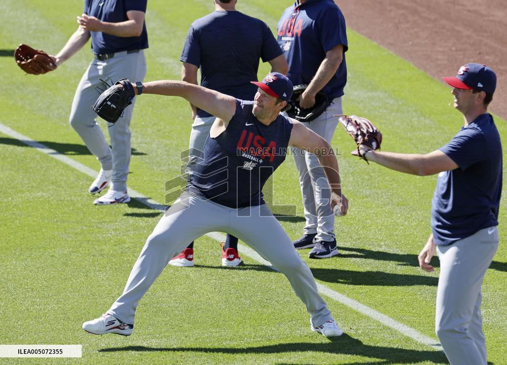 Baseball: U.S. WBC warm-up game