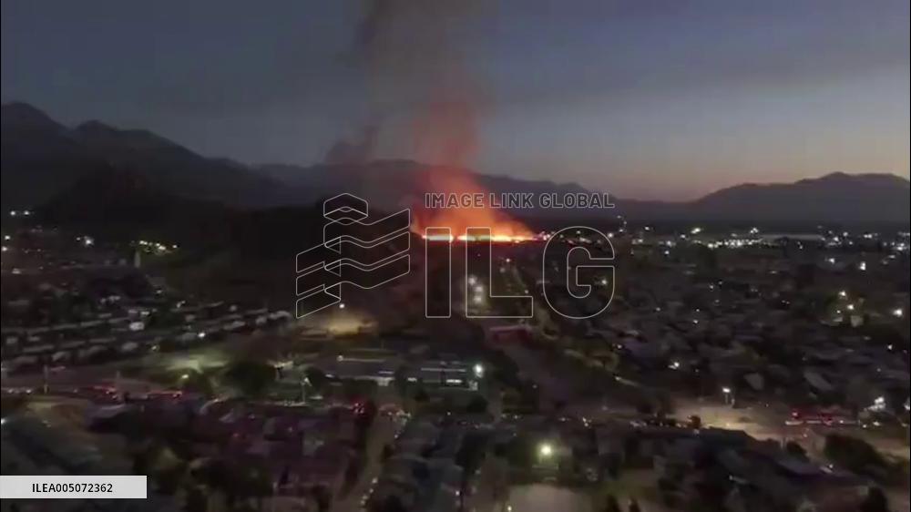 Chile: Massive Fire at Puente Alto Paper Mill Prompts Evacuation Order